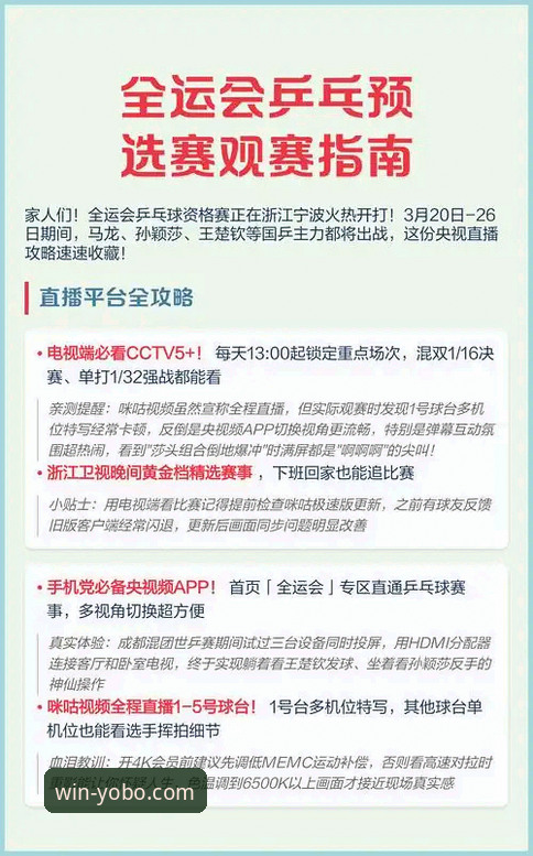 解锁极致观赛体验：yobo体育app流畅体验的3大技术支点